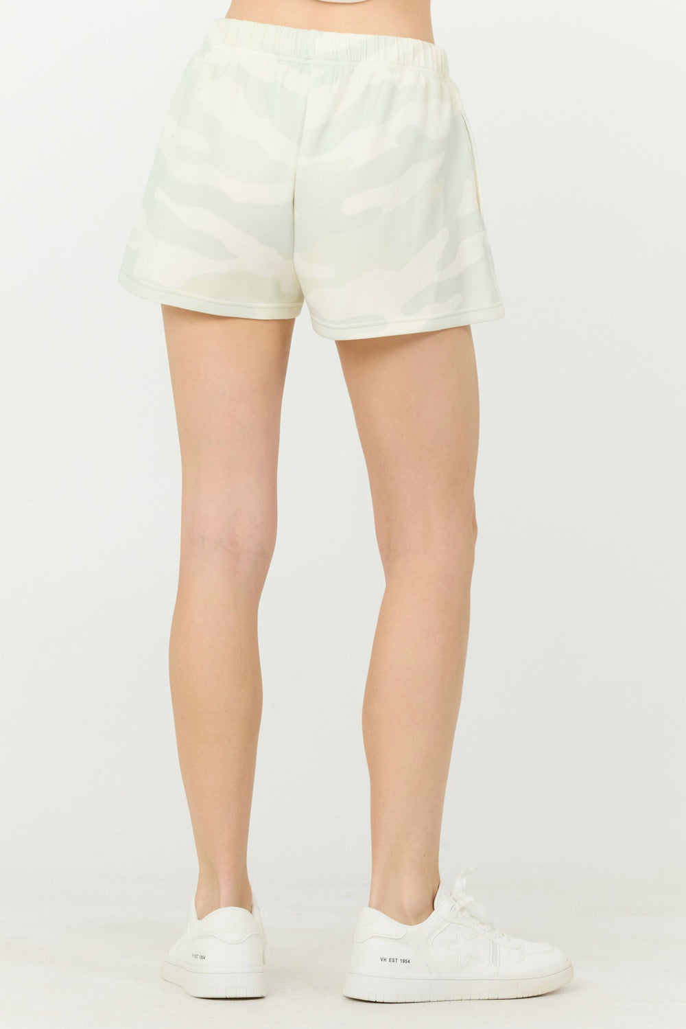Spring Camo Printed Cloud Fleece Shorts | Vintage Havana Women