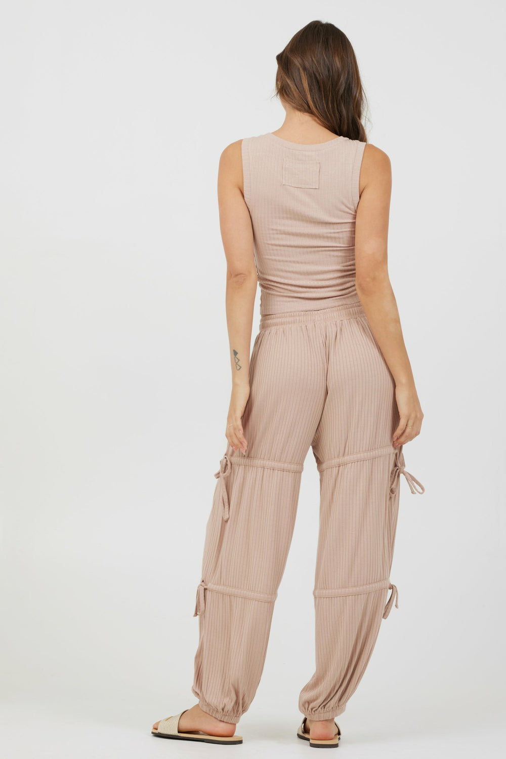 Nude Wide Rib Fitted Tank | Vintage Havana Women