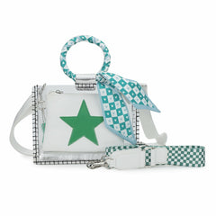 MINI MOLLY - SCARF WHITE GREEN | Vintage Havana Women