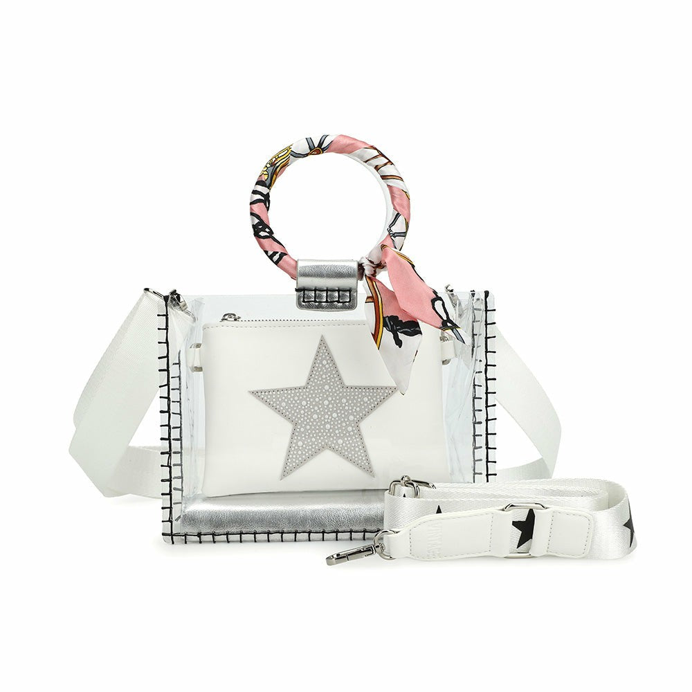 MINI MOLLY - SCARF WHITE PEARL | Vintage Havana Women