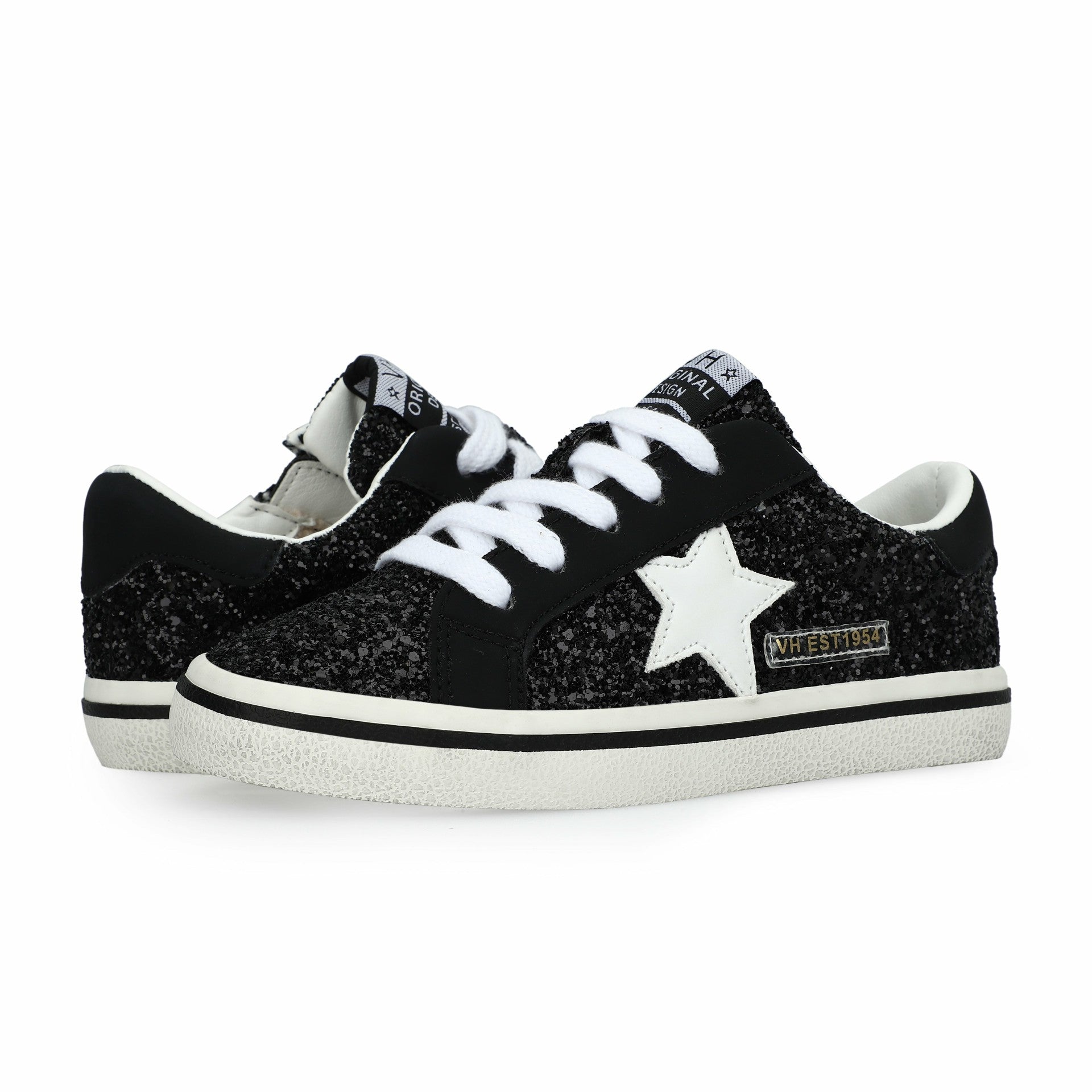 KIDS GAIL - BLACK GLITTER MULTI | Vintage Havana Women