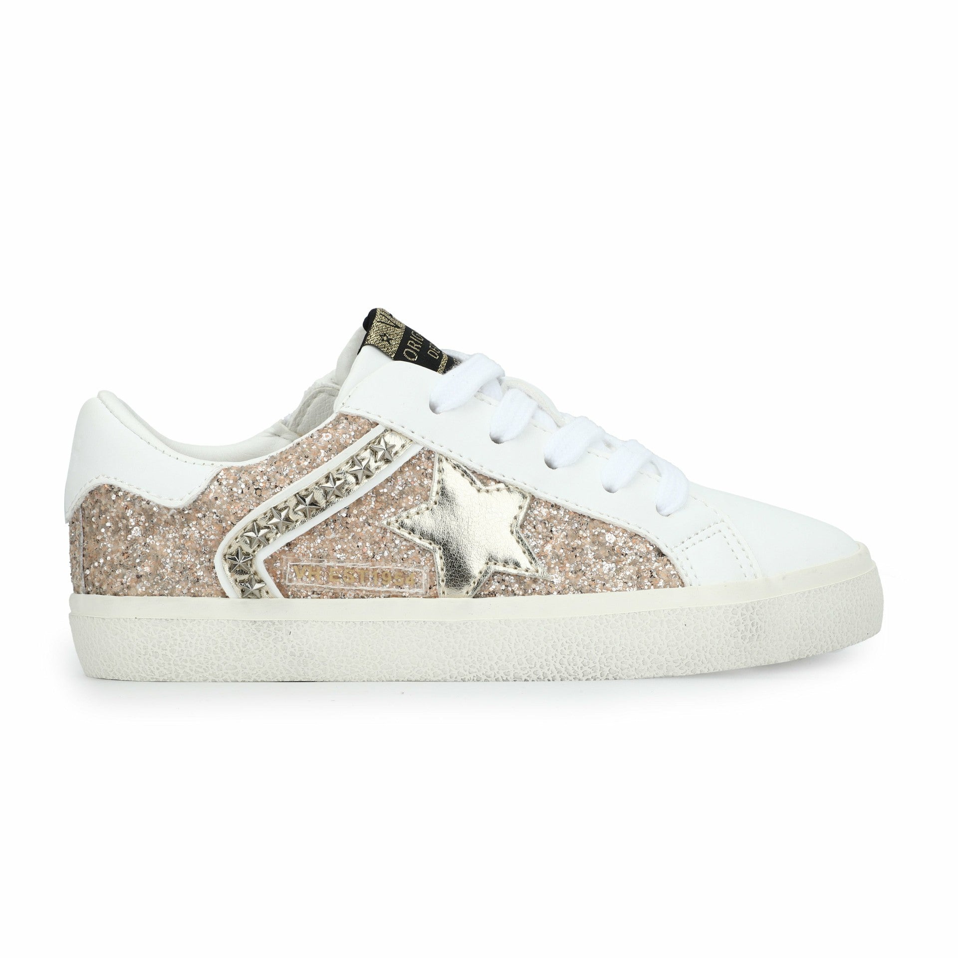 KIDS PATTY - WHITE GOLD GLITTER | Vintage Havana Women