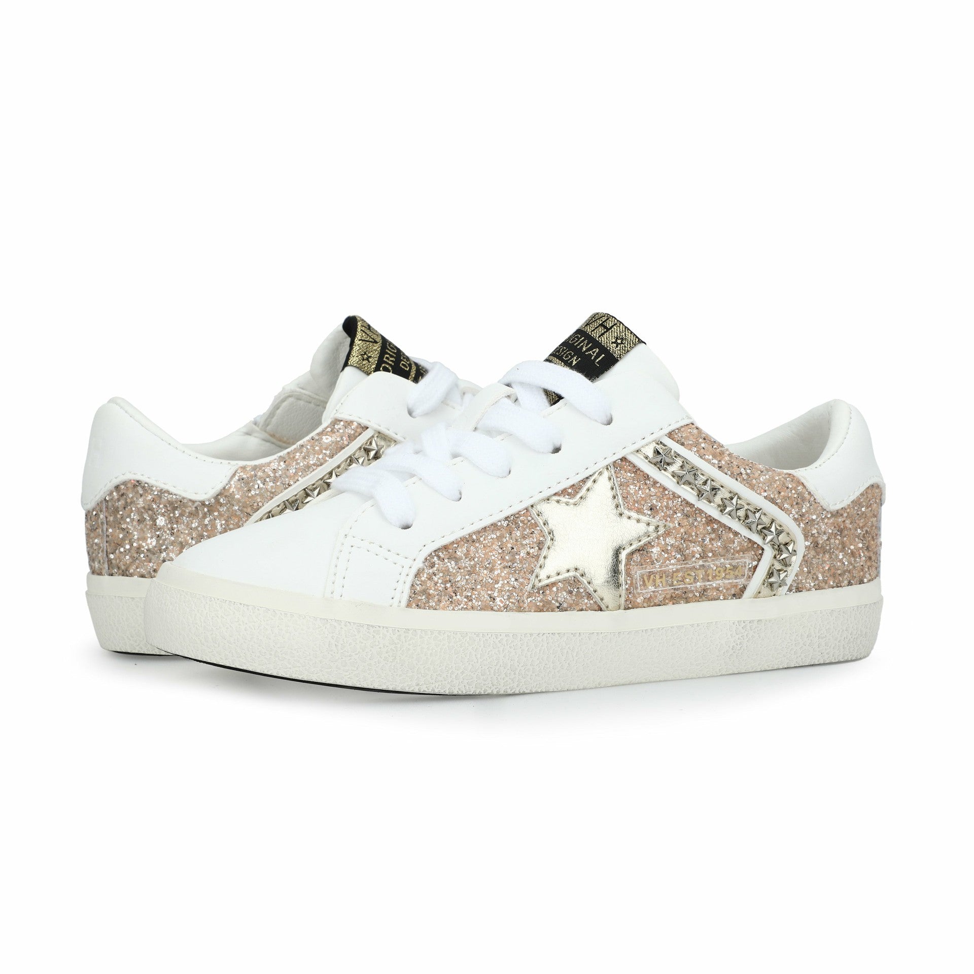 KIDS PATTY - WHITE GOLD GLITTER | Vintage Havana Women