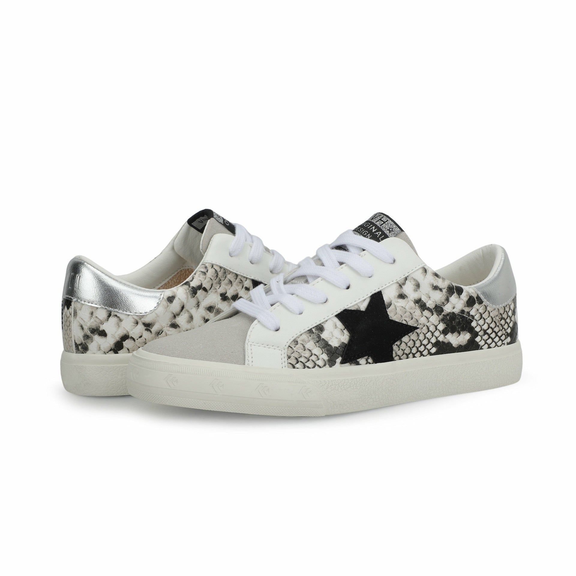 GRANDE WHITE BLACK SNAKE GREY POP | Vintage Havana Women