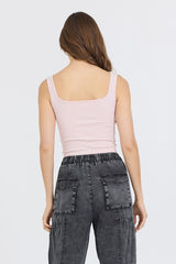 Soft Pink Seamless Tank Top | Vintage Havana Women