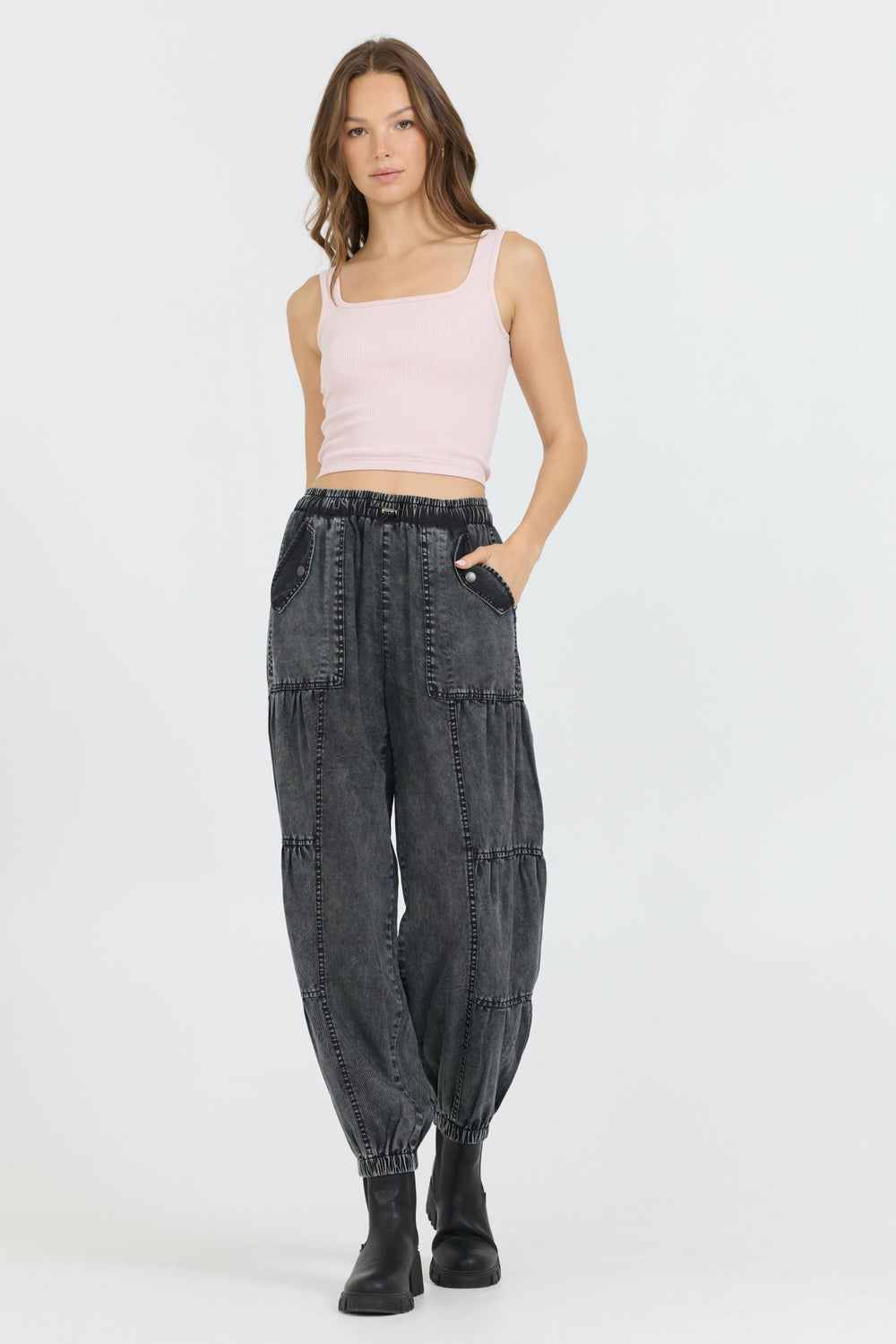 Soft Pink Seamless Tank Top | Vintage Havana Women