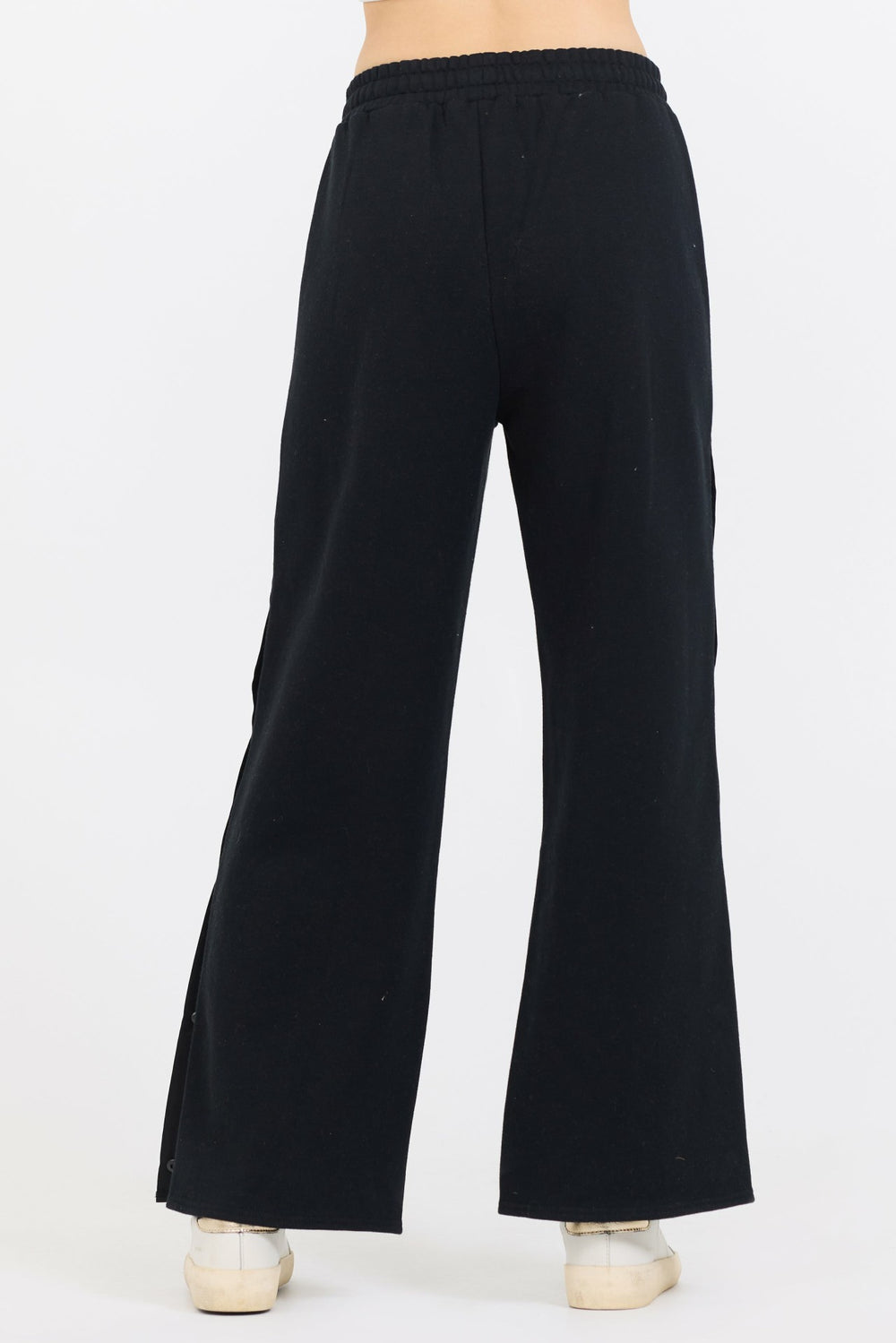 Black Brushed Snap Pant | Vintage Havana Women