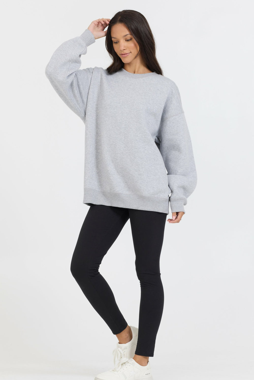 Heather Grey Proweave Crewneck Sweatshirt | Vintage Havana Women