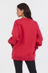 Red Proweave Crewneck | Vintage Havana Women