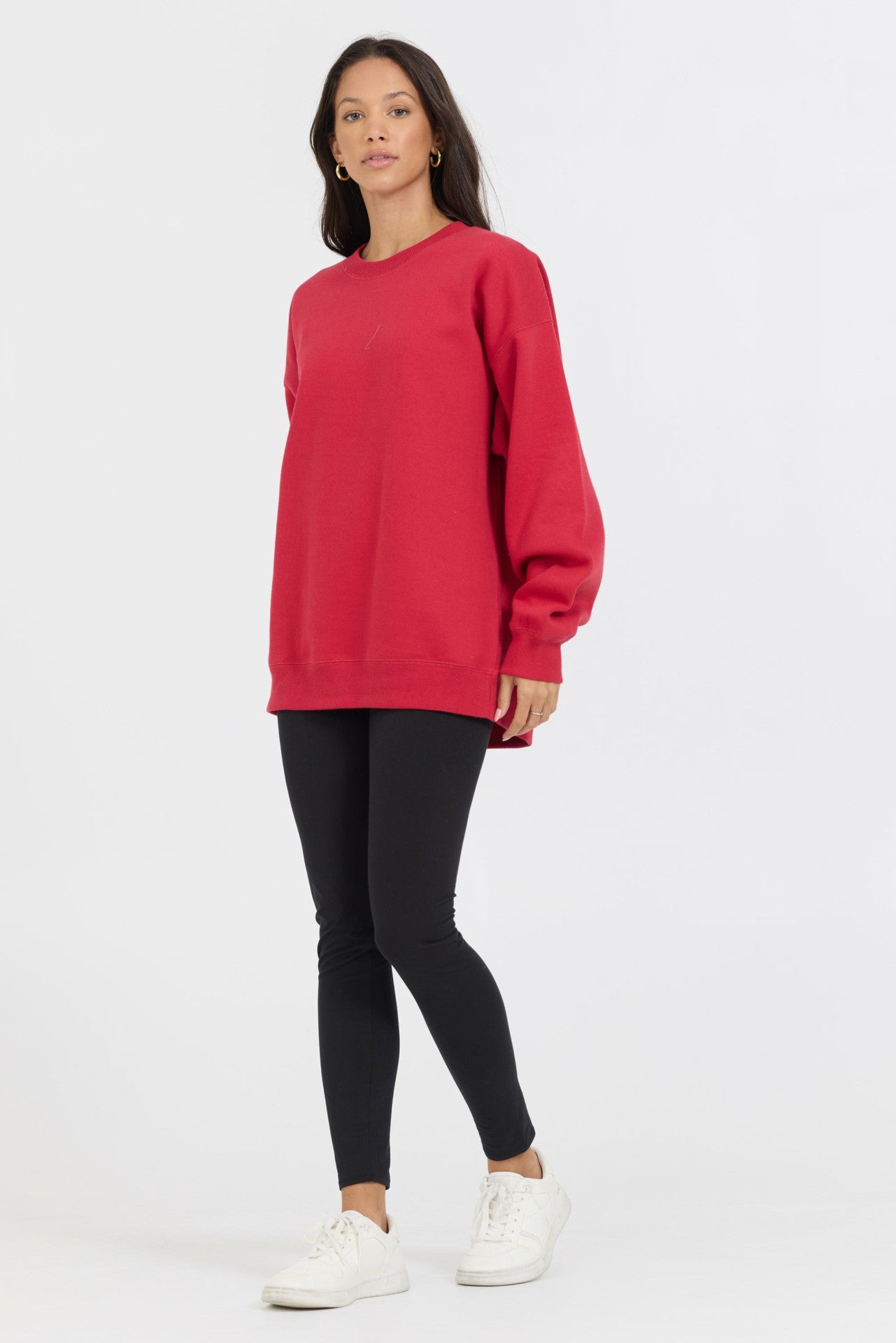 Red Proweave Crewneck | Vintage Havana Women