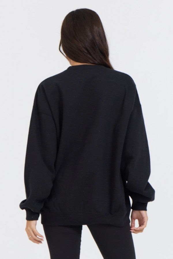 Black Proweave Crewneck | Vintage Havana Women