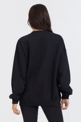Black Proweave Crewneck | Vintage Havana Women