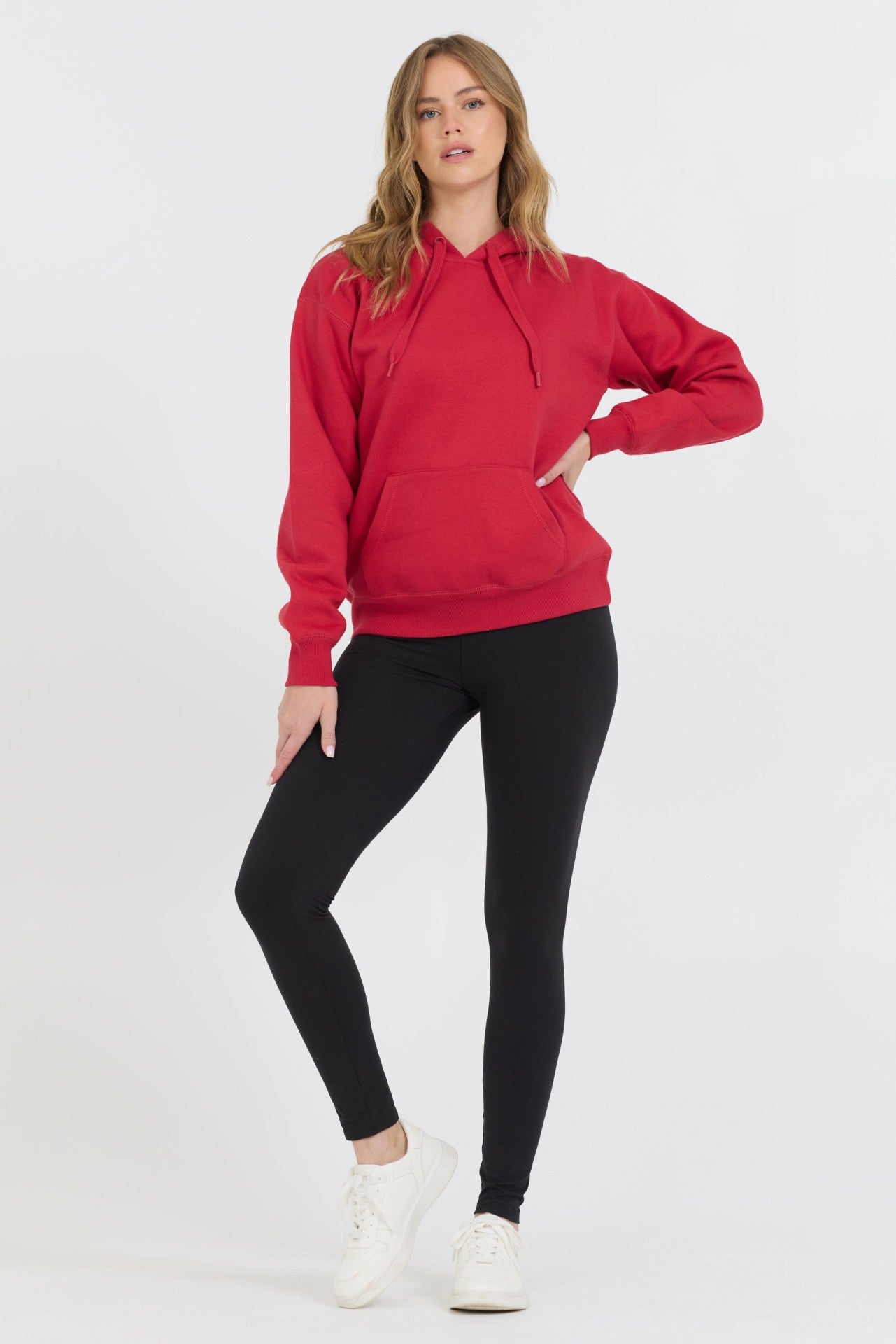 Red Proweave Pullover Hoodie | Vintage Havana Women