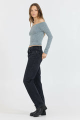 Hunter Green Fitted Off The Shoulder Top | Vintage Havana Women