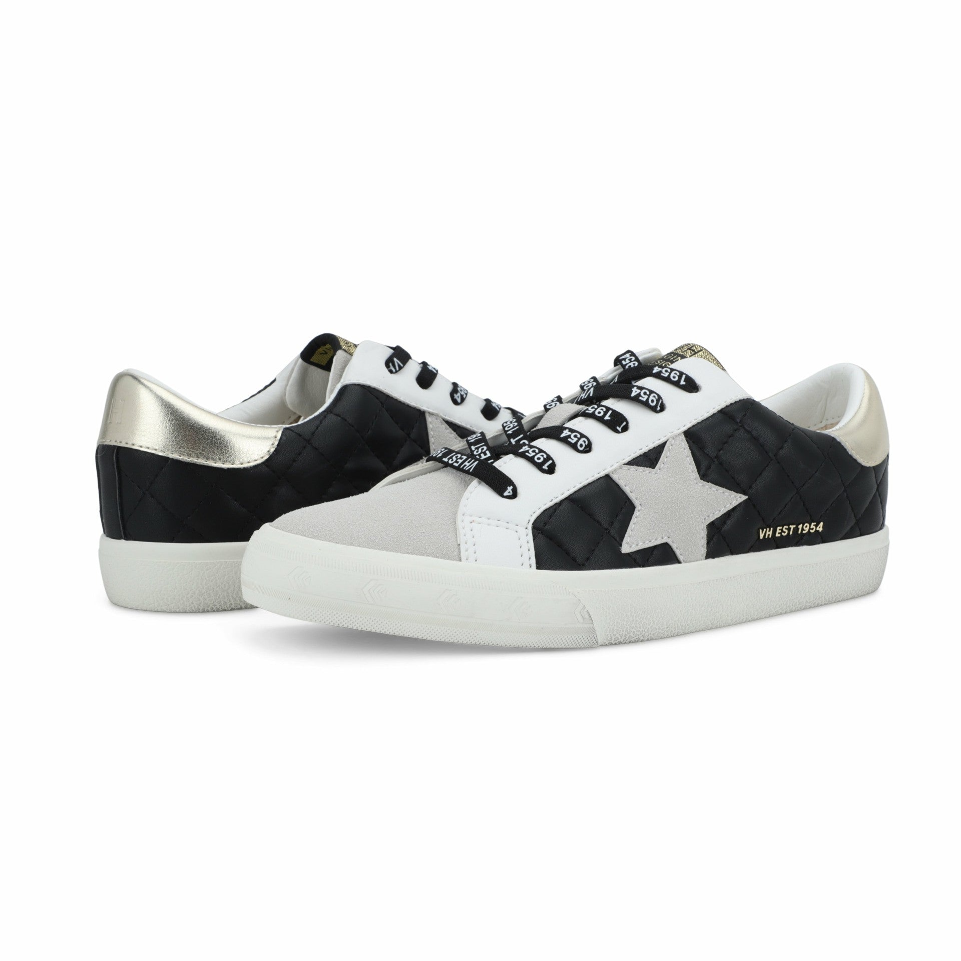 GRANDE - BLACK GREY QUILTED | Vintage Havana Women