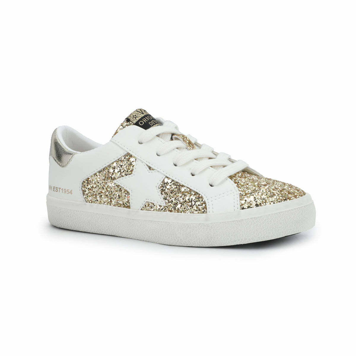 KIDS VAIL - WHITE/ GOLD GLITTER | Vintage Havana Women