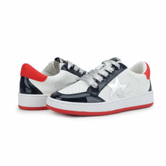 KIDS ARIELLA - WHITE/ PATENT/ NAVY/ RED | Vintage Havana Women