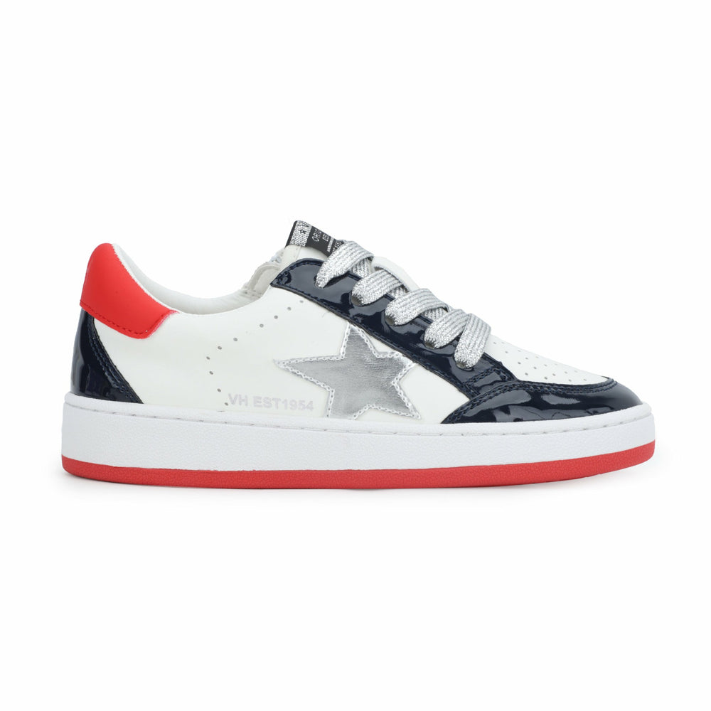 KIDS ARIELLA - WHITE/ PATENT/ NAVY/ RED | Vintage Havana Women
