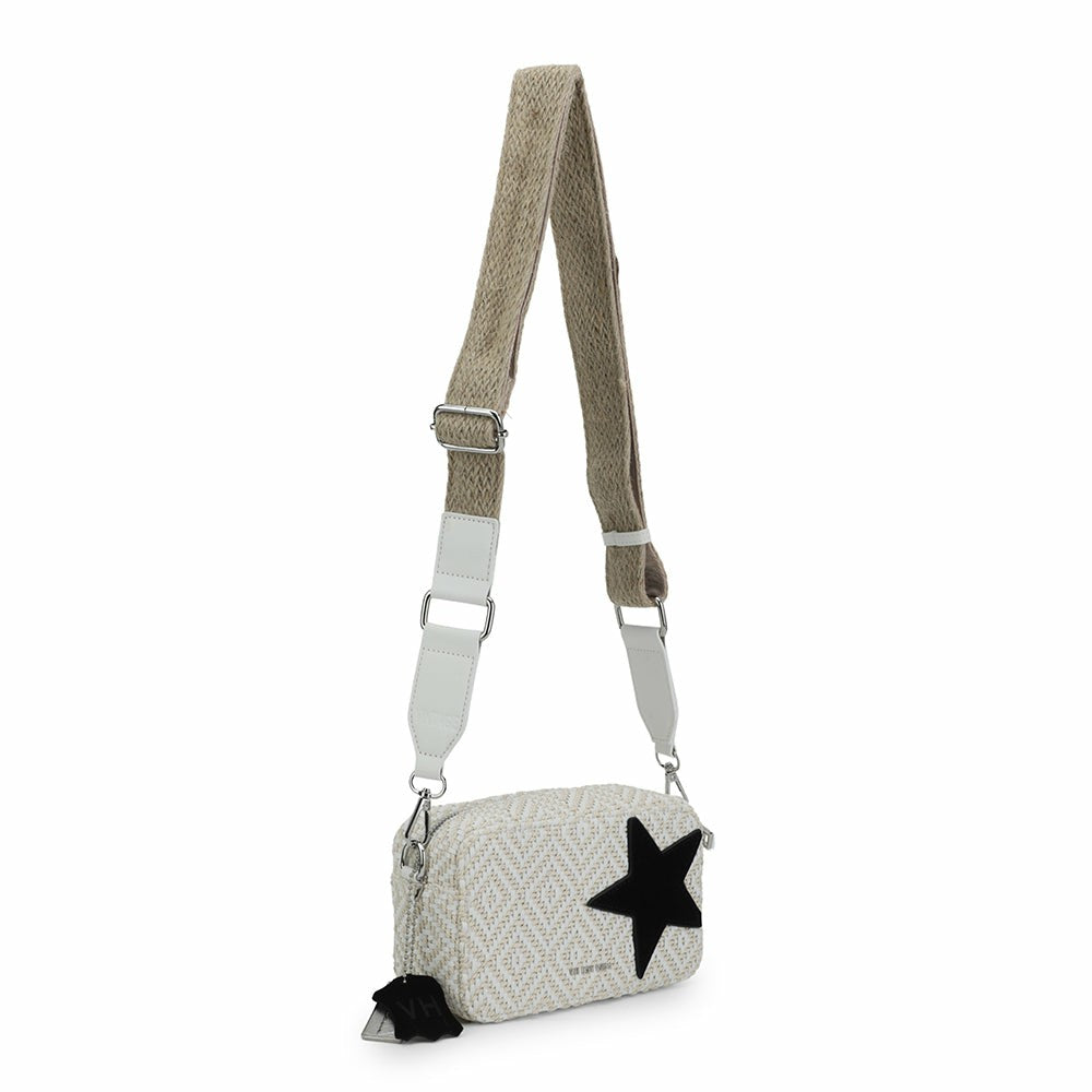 MINI MEME - WHITE RAFIA MIX | Vintage Havana Women