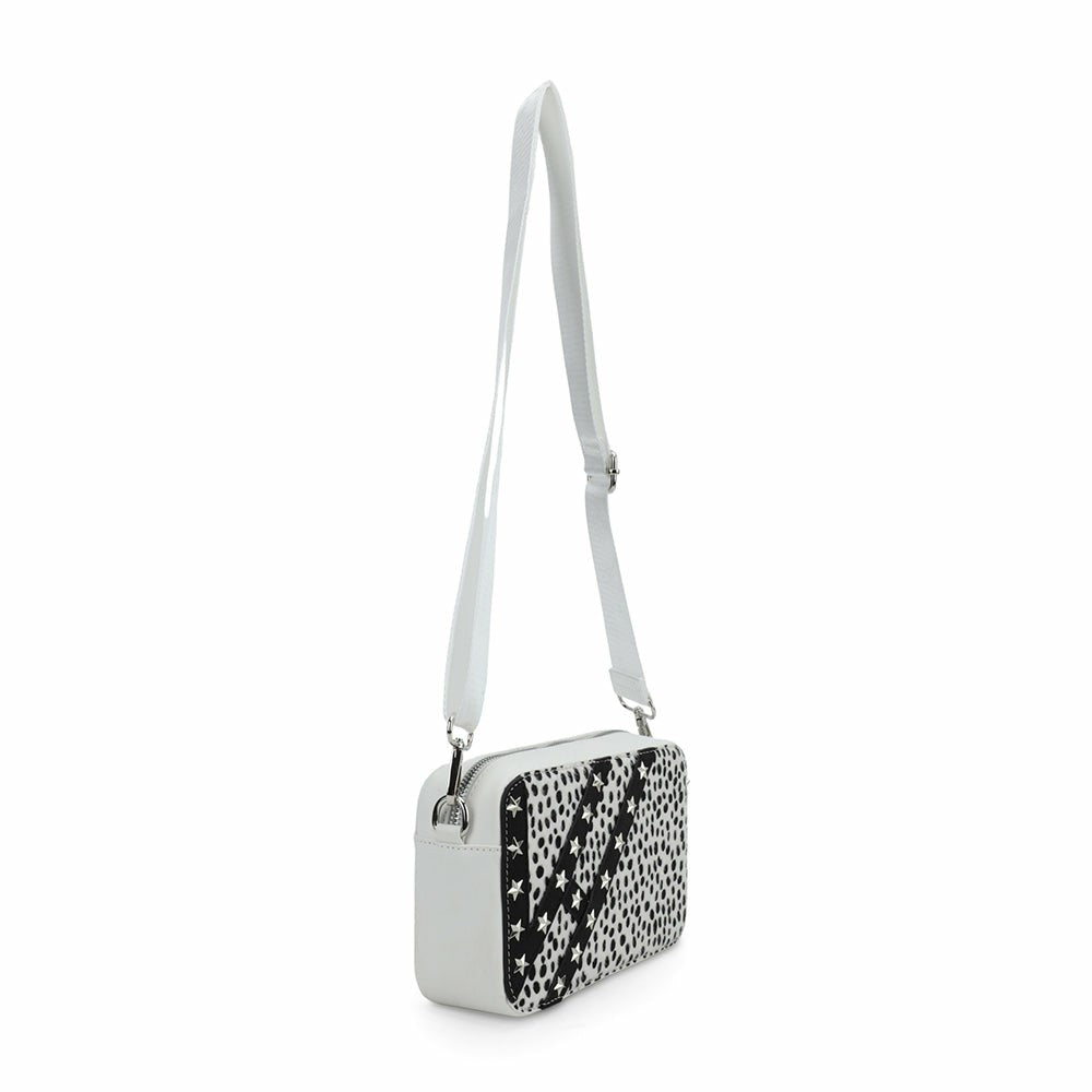 JOYCE BAG - WHITE CHEETAH | Vintage Havana Women