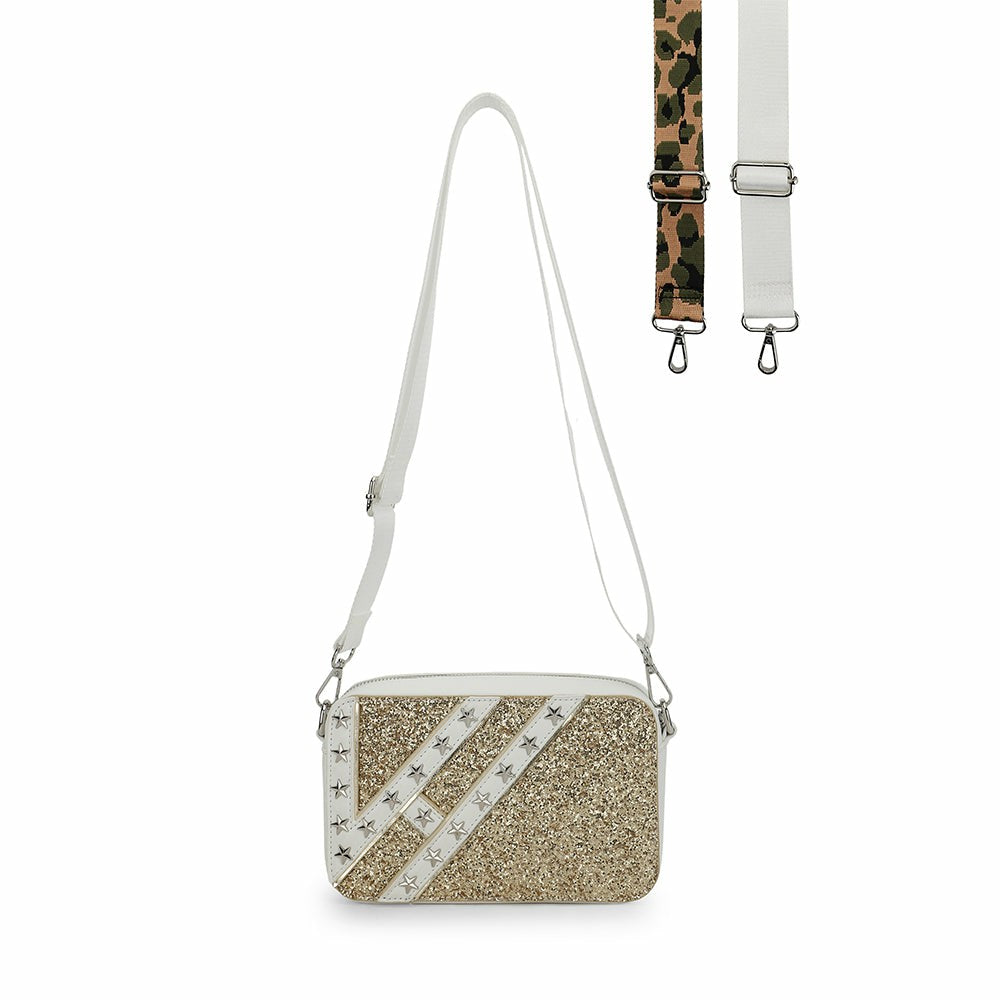 JOYCE BAG - GOLD GLITTER | Vintage Havana Women