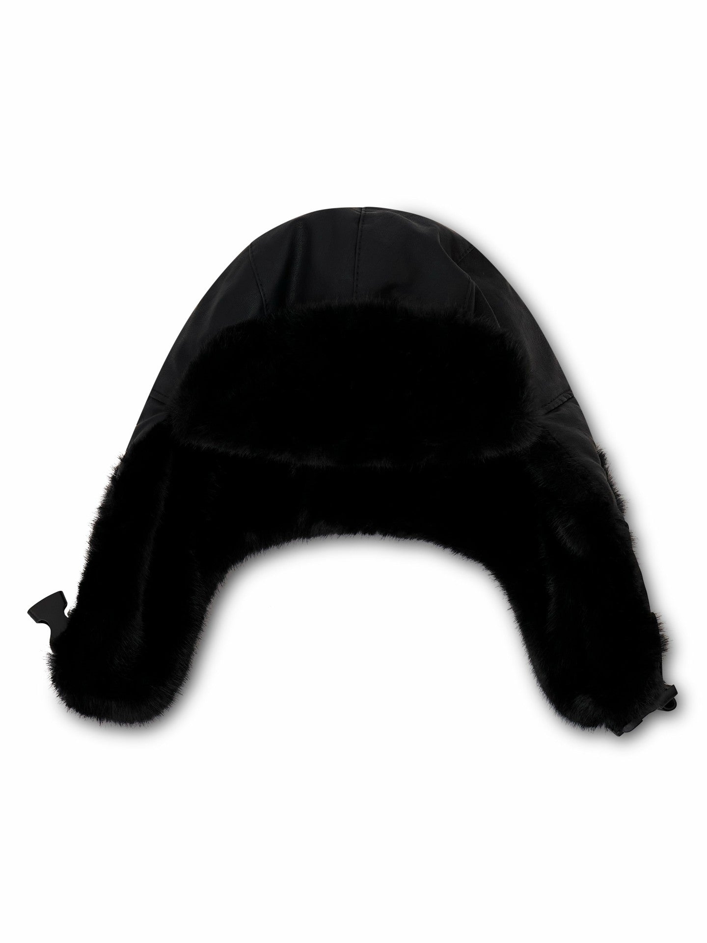 FUR TRAPPER HAT - BLACK | Vintage Havana Women