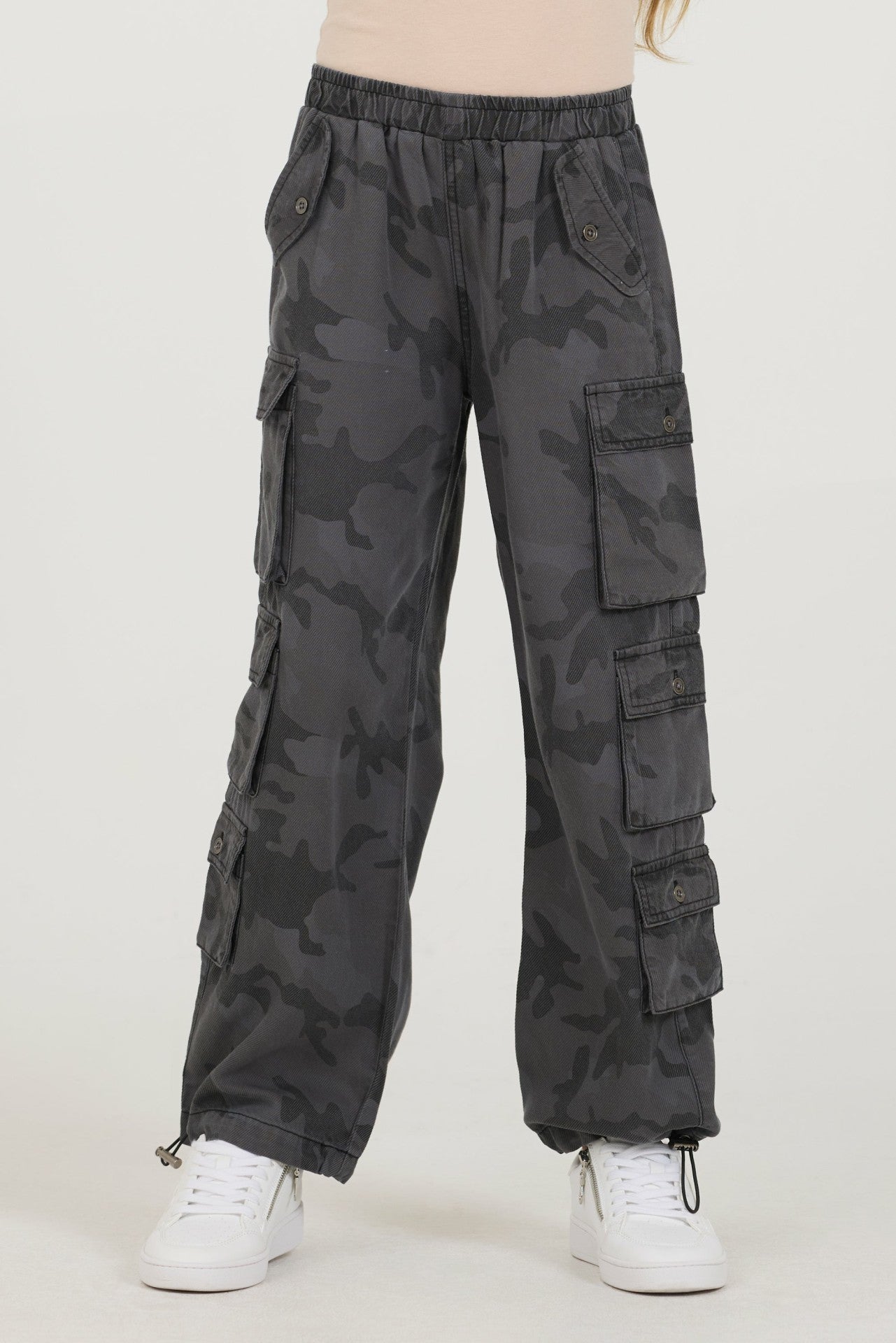 Kids Camo Tencel Cargo Pant | Vintage Havana Women