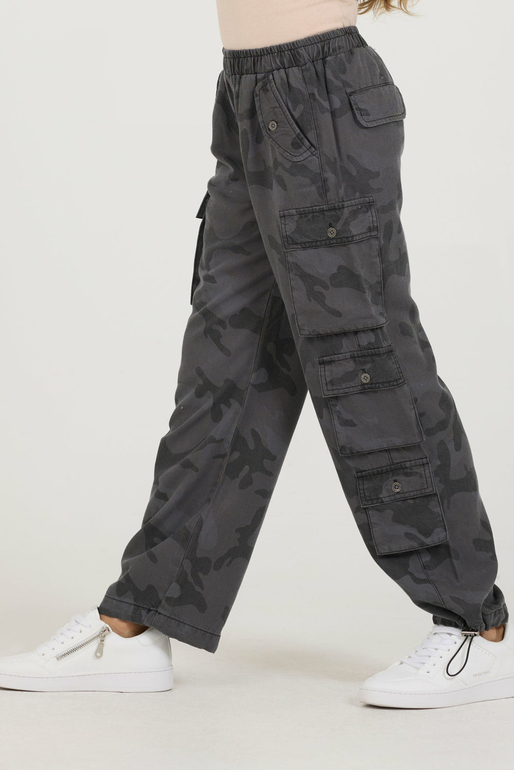 Kids Camo Tencel Cargo Pant | Vintage Havana Women