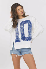 French Terry Varsity Crewneck | Vintage Havana Women
