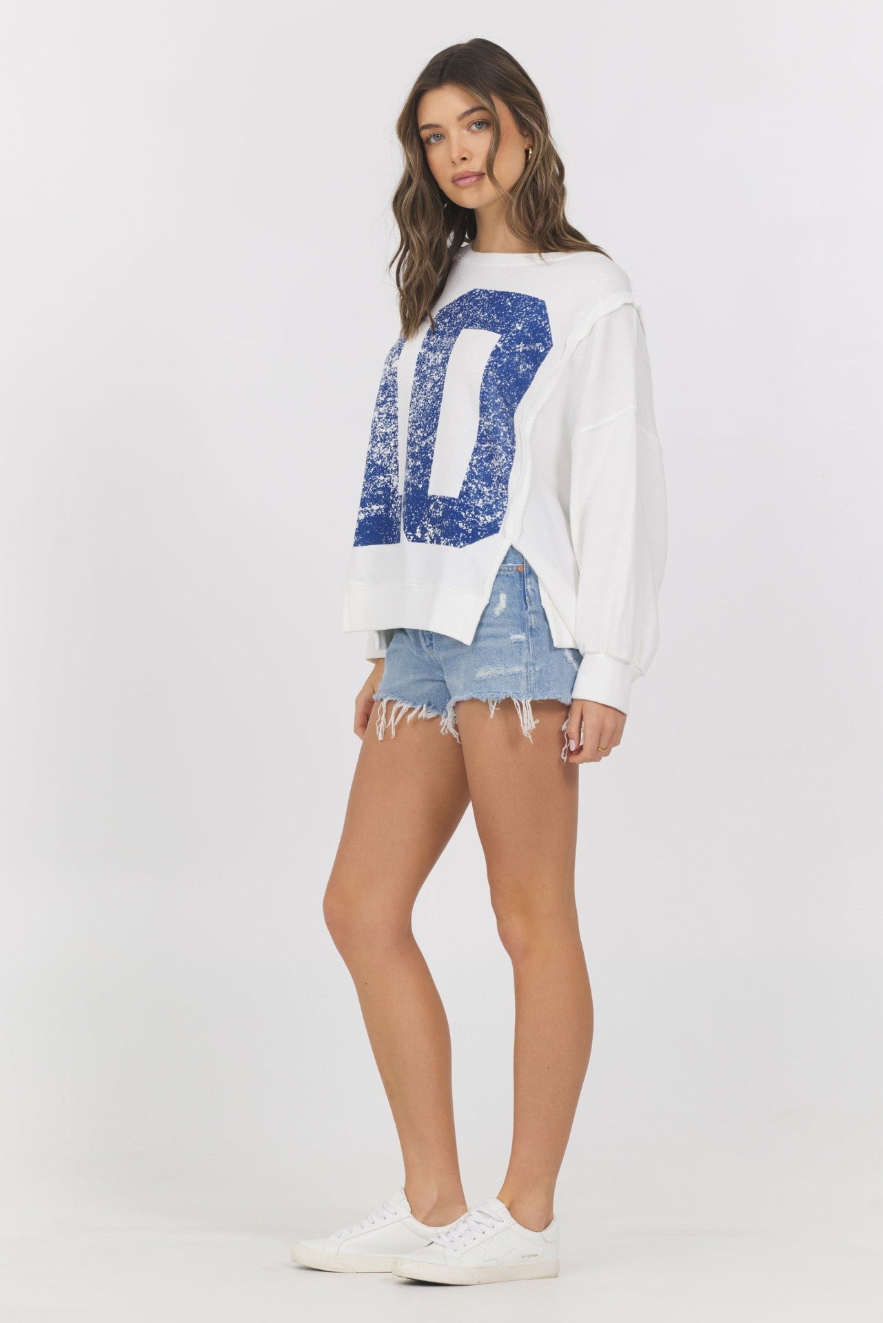 French Terry Varsity Crewneck | Vintage Havana Women