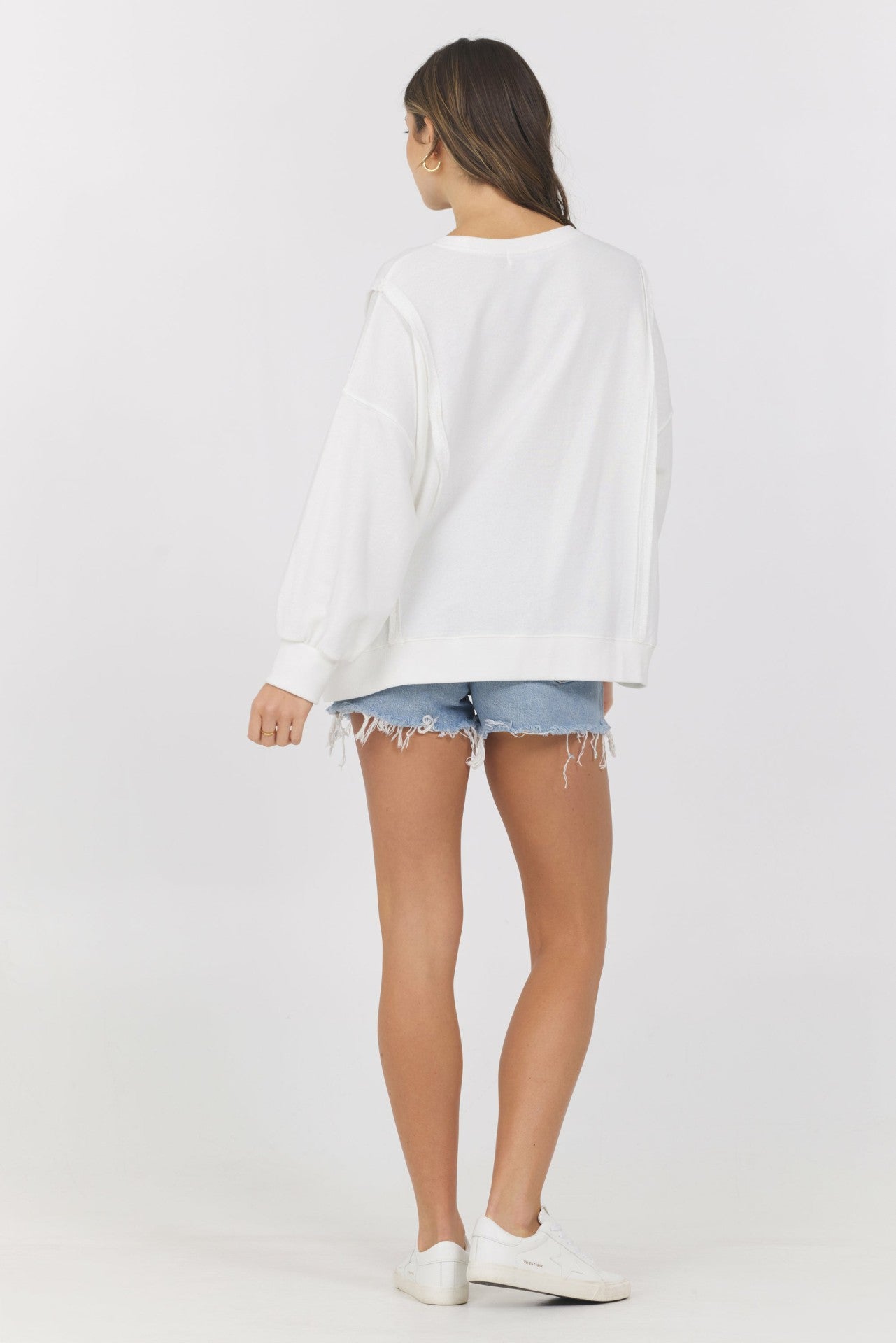 French Terry Varsity Crewneck | Vintage Havana Women