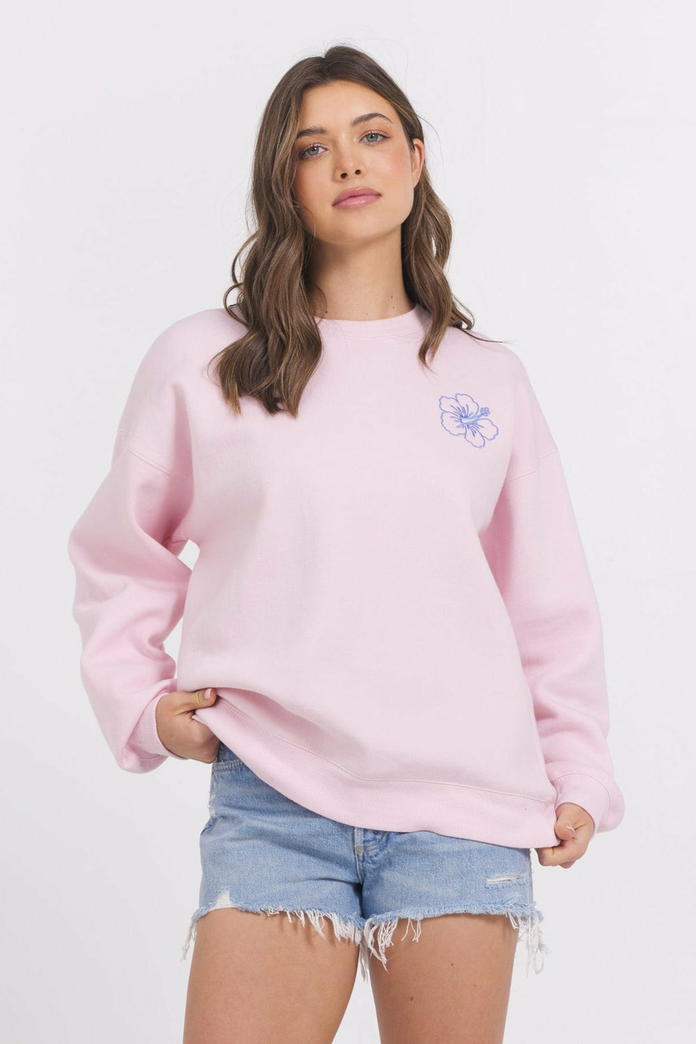 Surfwash Crew w/ Embroidery | Vintage Havana Women