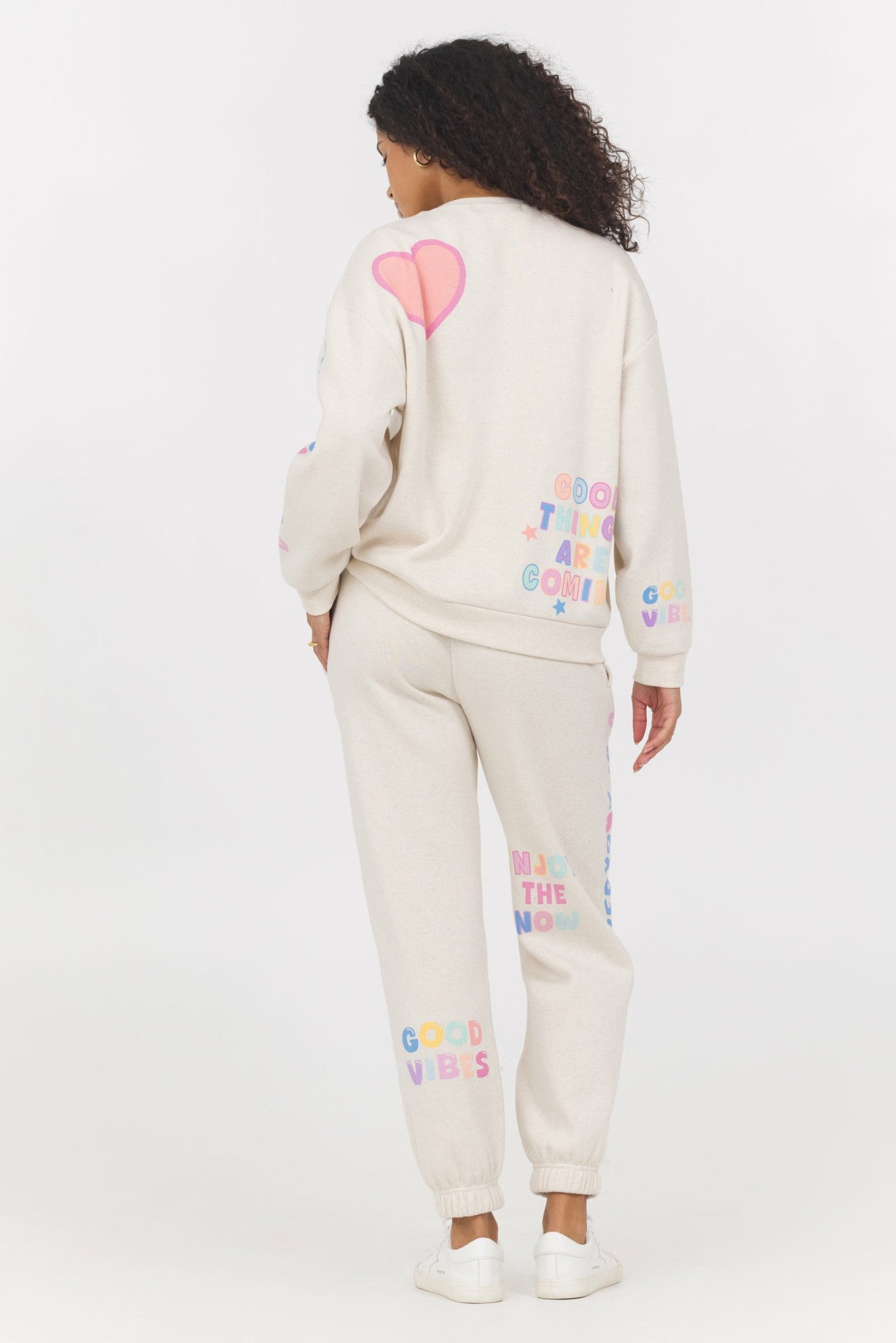 Surf Wash Crewneck with Patches | Vintage Havana Women