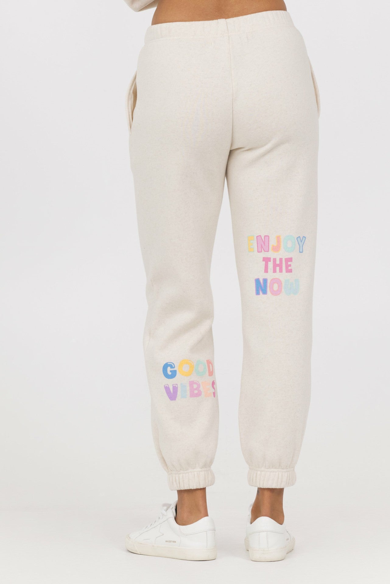 Printed Surf Wash Jogger with Patches | Vintage Havana Women