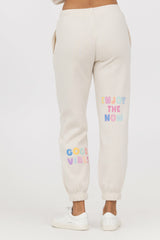 Printed Surf Wash Jogger with Patches | Vintage Havana Women