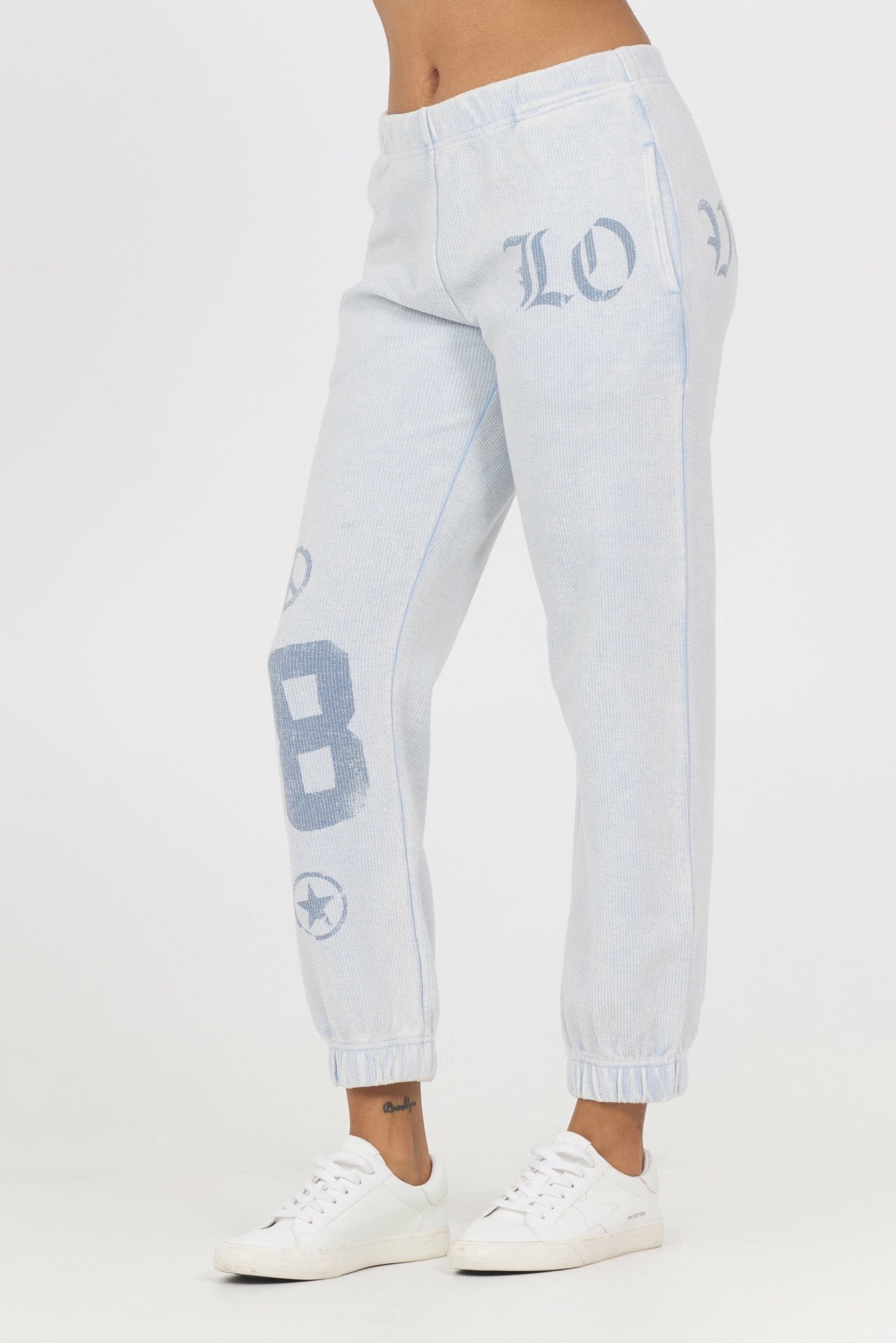 Printed Rib Jogger | Vintage Havana Women