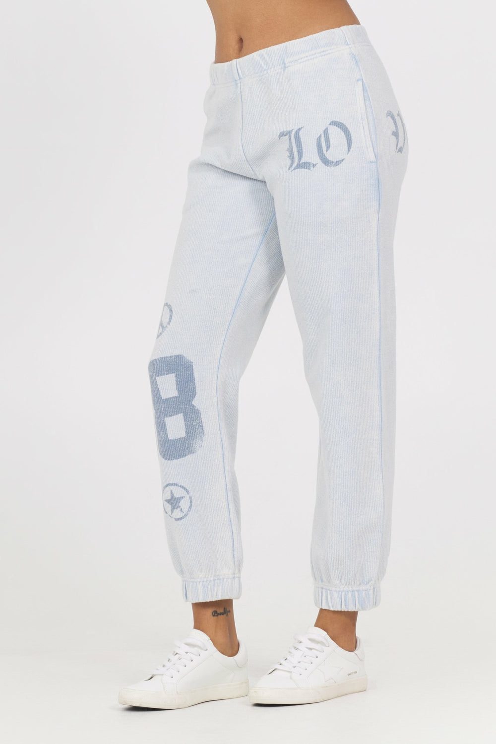 Printed Rib Jogger | Vintage Havana Women