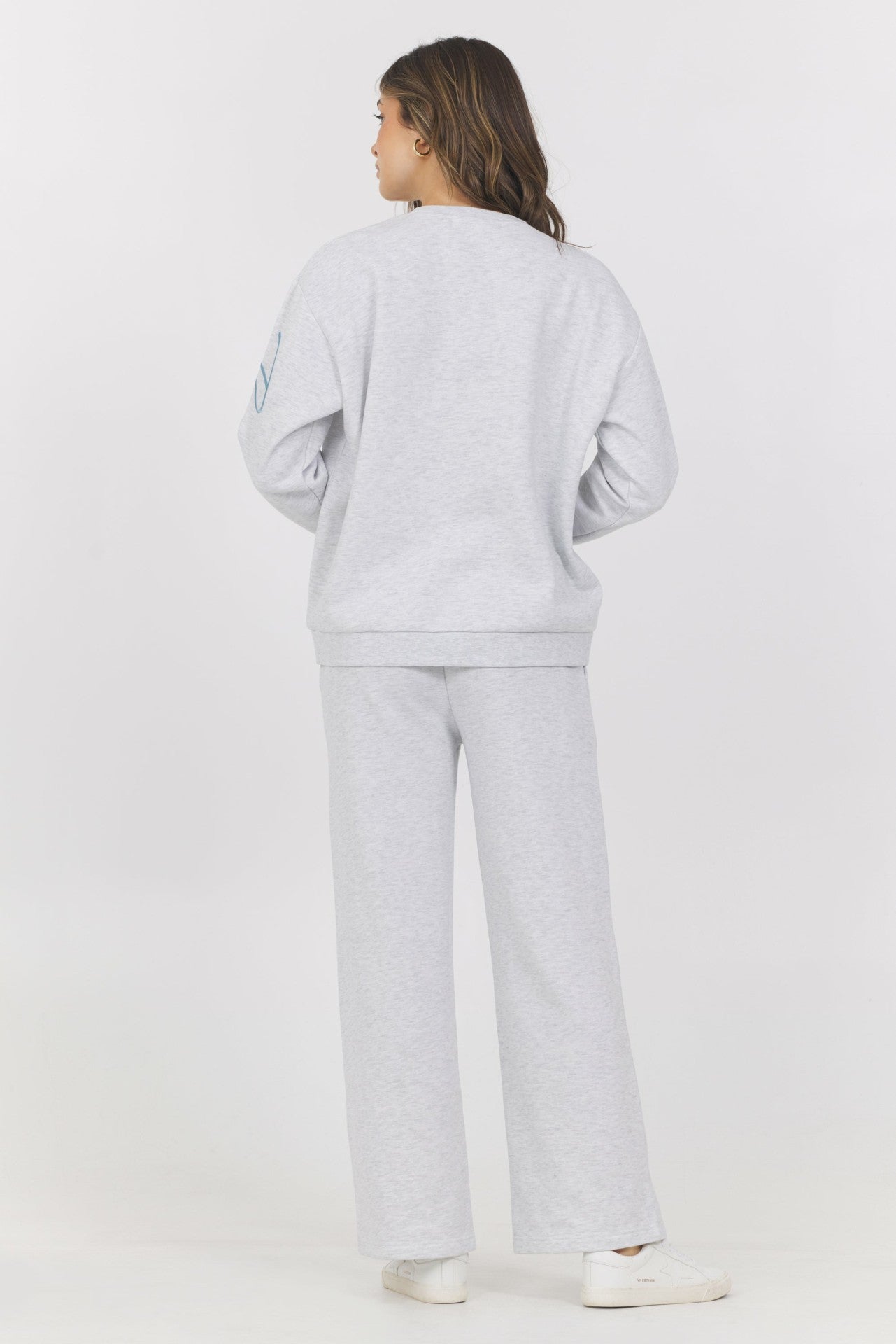 Embroidered Garment Dye Crew | Vintage Havana Women