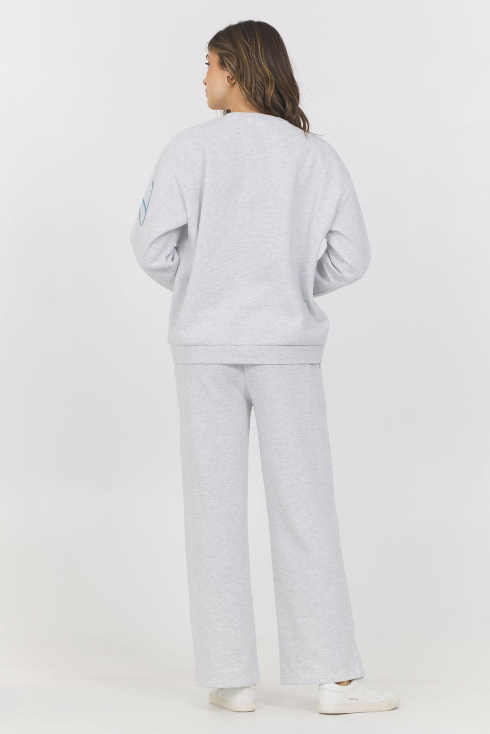 Embroidered Garment Dye Crew | Vintage Havana Women