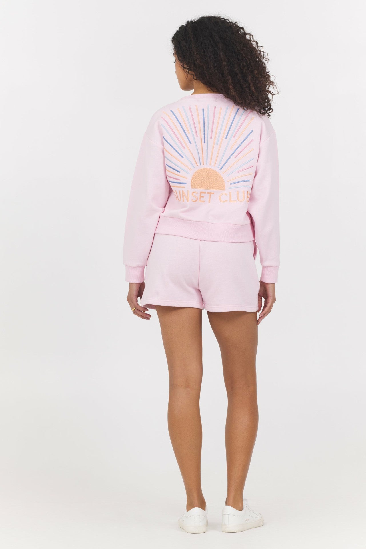 Embroidered Heavy Surf Wash Crew | Vintage Havana Women