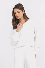 Egg Shell Cloud V Neck | Vintage Havana Women