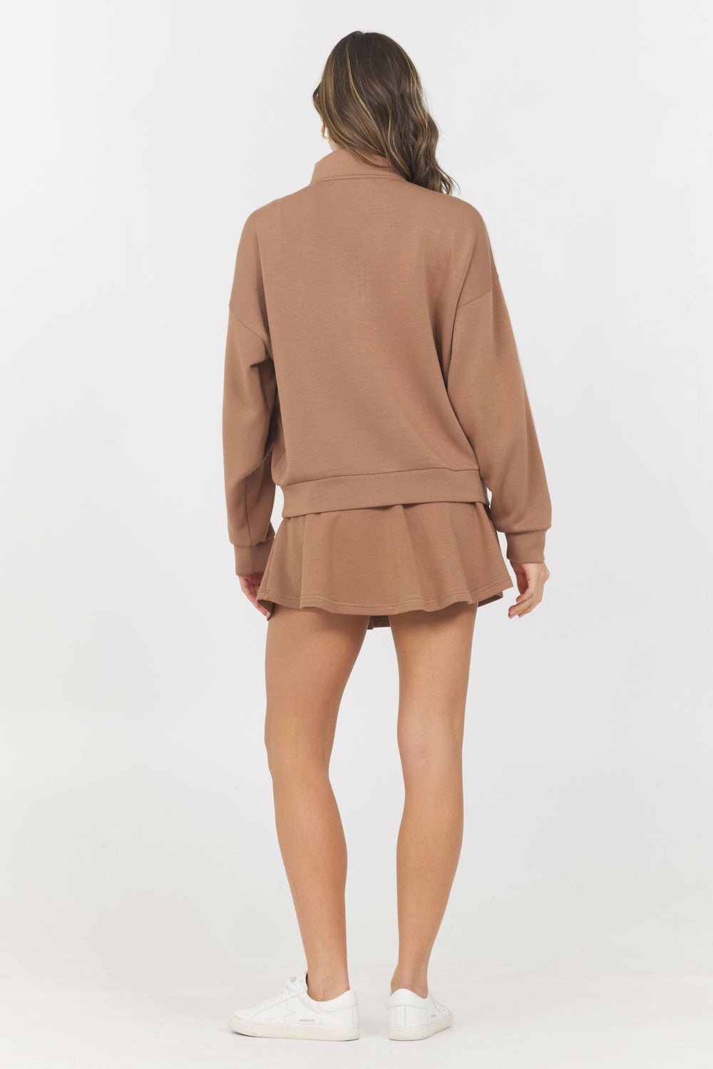 Cloud w/ Piping Quarter Zip | Vintage Havana Women