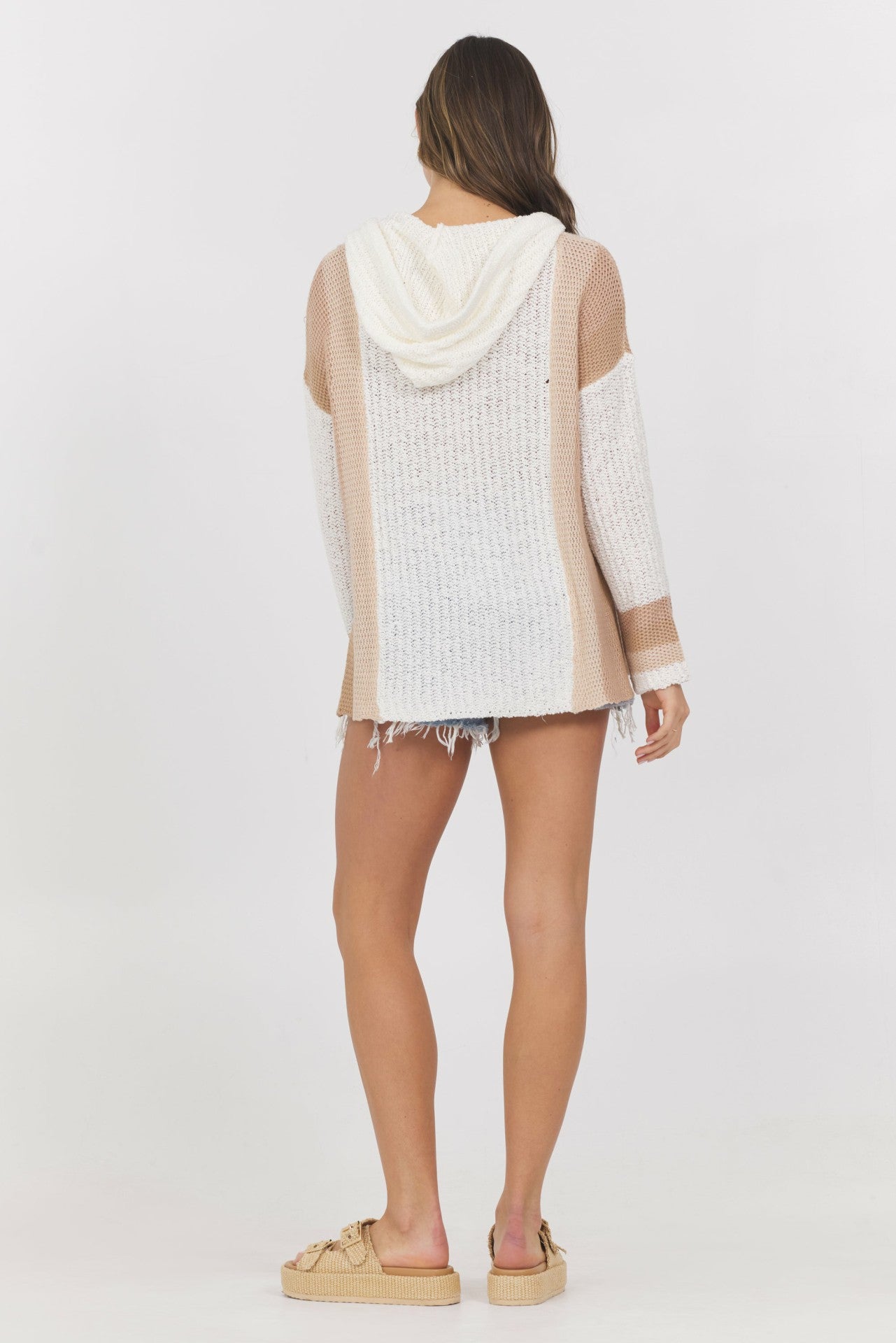 Striped Baja Hoodie | Vintage Havana Women