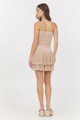 Honey Beige Knitted Tube Top | Vintage Havana Women