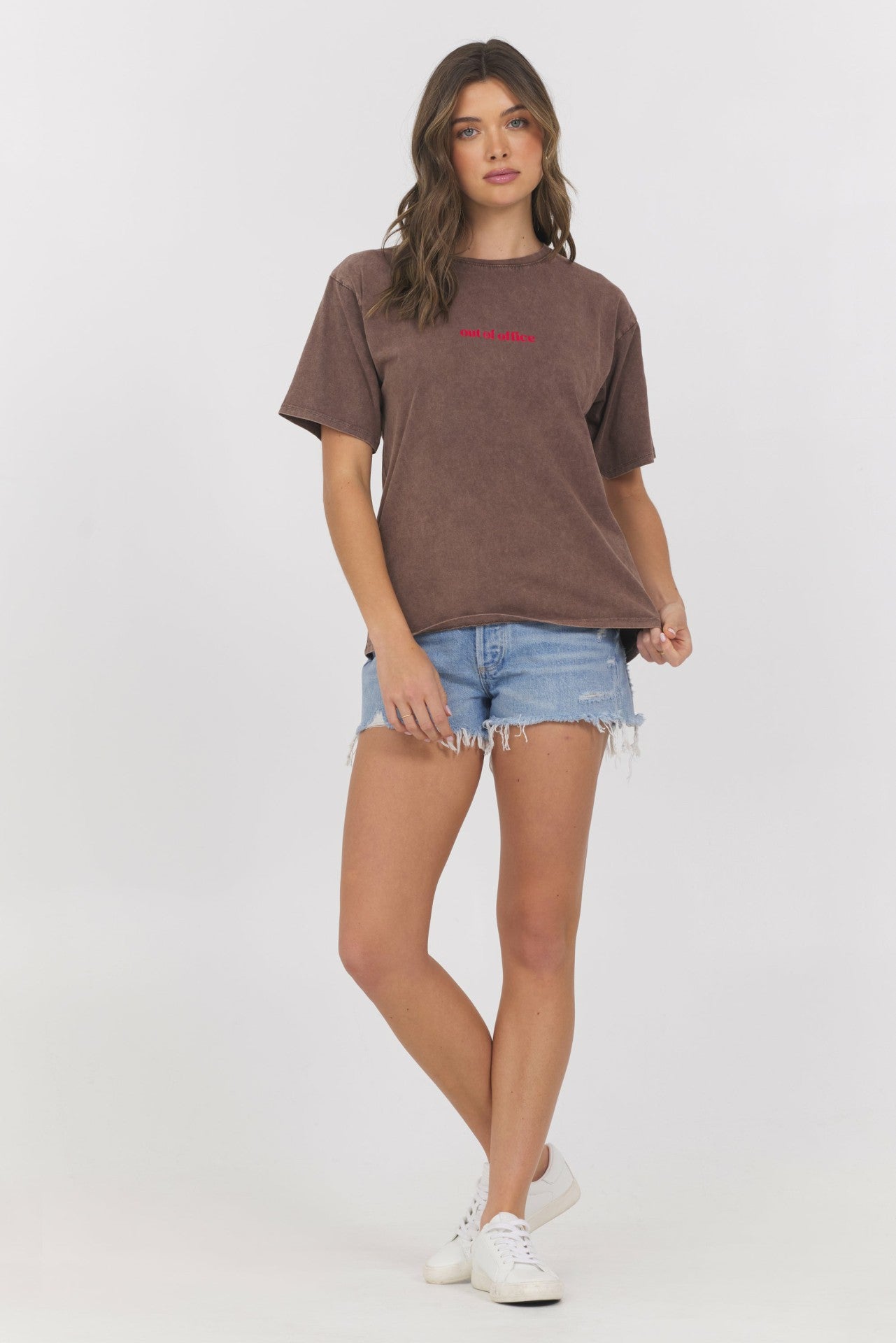 Washed Graphic Tee Out Of Office | Vintage Havana Women
