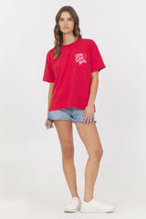 Washed Graphic Tee Give Love Back | Vintage Havana Women