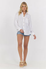 Shirting w/ Whipstitch Pocket | Vintage Havana Women