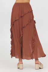 Sedona Sand Ruffle Maxi Skirt | Vintage Havana Women
