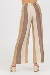 Woven Metallic Stripe Pant | Vintage Havana Women