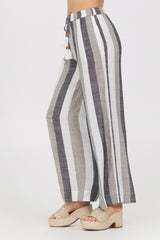 Lightweight Metallic Stripe Pant | Vintage Havana Women